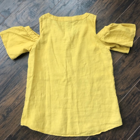 Ellen Tracy Linen Blouse - Picture 3 of 8